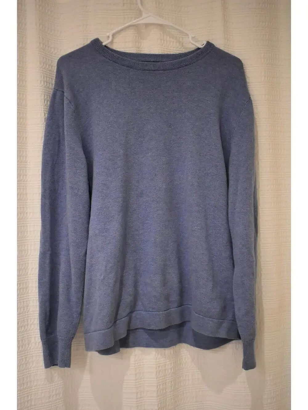 J.Crew Medium Blue 100% Cotton Long Sleeve Sweater